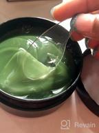 img 1 attached to 60PCS NoveLife Seaweed & Green Tea Eye Patches - Anti-Aging Collagen Gel Masks For Dark Circles, Puffiness & Wrinkles Treatment In Men & Women review by Noah Jess