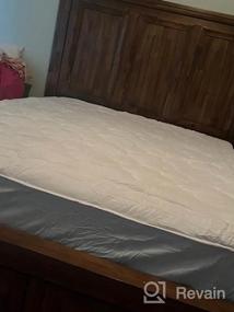 img 6 attached to Stay Cool And Comfortable With GRT Bamboo Full Size Mattress Pad Cover - Thick, Quilted, And Breathable