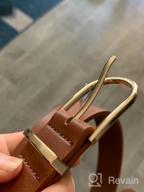 img 1 attached to Upgrade Your Style With Earnda Women'S Faux Leather Belt For Jeans review by Eric Teshome