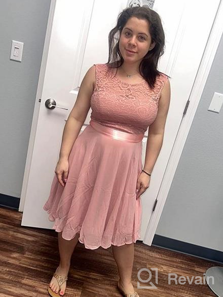 img 1 attached to BeryLove Sleeveless Pink Bridesmaid Dresses | Girls' Clothing & Dresses review by Eric Fuego