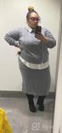 img 1 attached to CHARTOU Women'S Winter Chunky Cable Knit Sweater Skirt 2 Piece Outfit Set review by Kate Gagnon