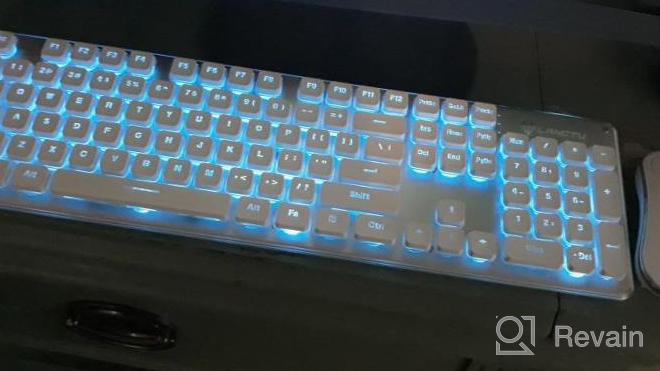 img 1 attached to Enhance Your Gaming Experience With FELICON'S Rechargeable RGB Backlit Mechanical Keyboard And Mouse Combo review by Jason Hood