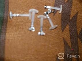 img 6 attached to Купить новейшие серьги QWALIT для хрящей для женщин: стильные серебряные украшения для пирсинга Helix, Tragus, Labret, Medusa и Monroe