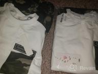 img 1 attached to Clothes Sweatsuits Outfits T Shirts Camouflage Boys' Clothing review by Ickey Case