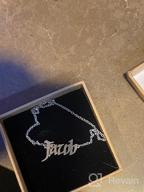 img 1 attached to Personalize Your Style with 💍 CLY Jewelry's Sterling Silver Custom Name Pendant review by Jose Cox