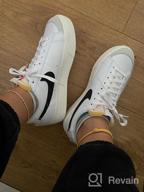 img 1 attached to Nike Blazer Platform DJ0292 100: 👟 Stylish White and Black Sneakers for Men review by Dustin Wheeler