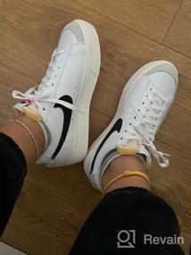 img 7 attached to Nike Blazer Platform DJ0292 100: 👟 Stylish White and Black Sneakers for Men