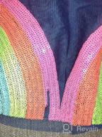 картинка 1 прикреплена к отзыву Изысканные юбки и скорты для девочек с блестящими пайетками радуги и единорога: волшебная танцевальная одежда от Mazie Laporte