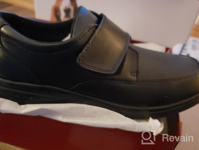 img 1 attached to Hush Puppies unisex child Gavin Dress Shoe, Black, Size 5 Big Kid US review by Robert Olguin