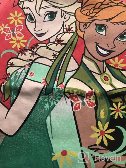 img 1 attached to 🎿 Disney Frozen T-Shirts for Girls - Set of 3 review by Sharmake Shuram