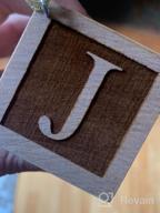 img 1 attached to Personalized Baby Block Wooden Keepsake Ornament 2022 Gift For Boy Or Girl - My First Babys Christmas Custom Engraved Newborn Infant Mom, Dad 1St Date By Glitzby review by Justin Luna
