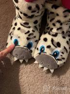 img 1 attached to 🐾 Cute Animal Anti-Skid Kids Slippers: Soft Warm Winter Indoor House Shoes review by Tony Pierce