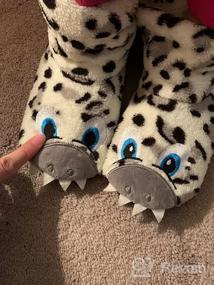 img 5 attached to 🐾 Cute Animal Anti-Skid Kids Slippers: Soft Warm Winter Indoor House Shoes