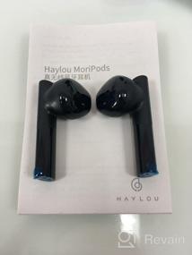 img 6 attached to Haylou Moripods True Wireless Earbuds Bluetooth V5.2 Headphones - Qualcomm QCC3040 TWS Stereo Earphones, 4-Mic Enc and CVC 8.0 Noise Cancellation, aptX Adaptive, 24-Hour Playtime (Pink)