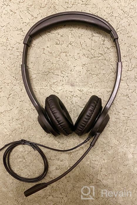img 1 attached to Accutone UB210 USB Comfort Computer Headset - Enhanced Audio Experience in Sleek Black Design review by Amit Kumar (Amit) ᠌