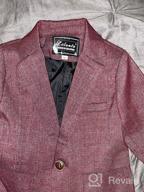 img 1 attached to Boys' Classic Casual Plaid Blazer Outfits in Suits & Sport Coats - Perfect for Stylish Wardrobe review by Timothy Castillo