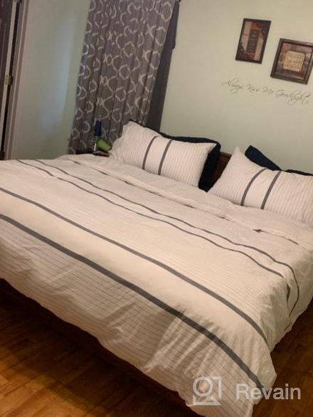 img 1 attached to White Goose Feathers And Down Comforter - SHEONE Queen Size Duvet Insert With 100% Cotton Cover And 45 Oz Fill Weight For All Seasons review by Josh Sheehan