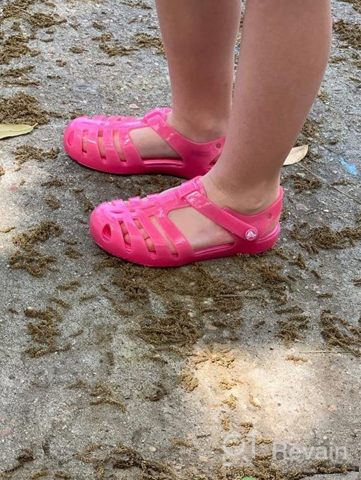 img 1 attached to Adorable Crocs Girls Isabella Sandal: Perfect Toddler Boys' Shoes for Summery Sandals review by Jessie Duhon