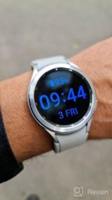img 8 attached to 💪 Опыт продвинутого отслеживания здоровья и фитнеса с умными часами Samsung Galaxy Watch 4 Classic 42 мм - GPS, ЭКГ-монитор, циклы сна, обнаружение падений и Bluetooth - чёрный (американская версия)