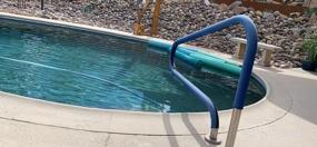 img 5 attached to 4Ft Royal Blue Swimming Pool Handrail Cover, Zipper Resistant Rail Grip For Safety & Comfort