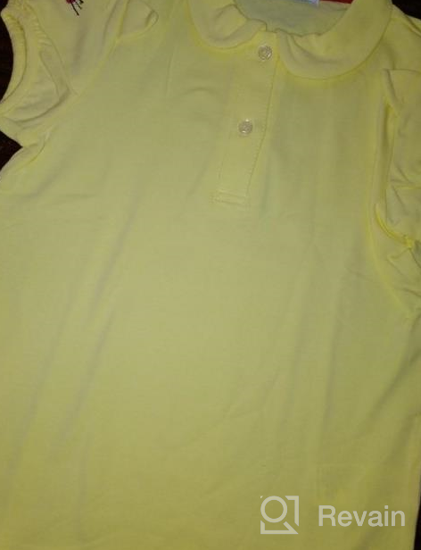 img 1 attached to UNACOO Toddler Cotton Sleeves Collar Girls' Clothing in Tops, Tees & Blouses review by Jarrett Francis