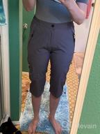 img 1 attached to Stay Comfortable On Your Next Outdoor Adventure With Linlon Women'S Quick Dry Cargo Shorts review by Laura Bates