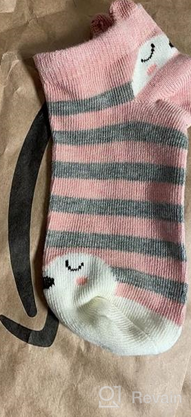 img 1 attached to Cute Animal Cartoon Cotton Ankle 🧦 Socks for Kids - Artfasion Girls & Boys review by Christina Luhrs