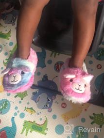 img 8 attached to Csfry Warm Plush Animal Slippers for Boys and Girls - Perfect for Winter Indoor Household Comfort