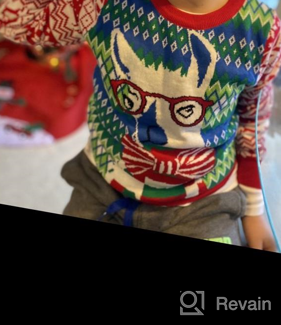 img 1 attached to 🎄 Festive BFUSTYLE Christmas Sweater: Boys' Clothing Pullover Sweatshirt review by Bob Kussmaul