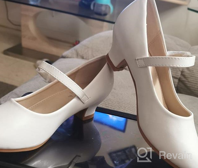 img 1 attached to 👑 EIGHT KM Princess Wedding EKM7015 Girls' Flats: Elegant and Dainty Footwear review by Matt Mosley