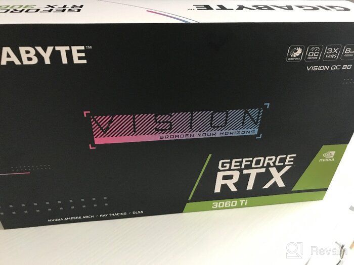 img 1 attached to 🎮 GIGABYTE RTX 3060 Ti Vision OC 8G Graphics Card, WINDFORCE 3X Cooling, LHR, 8GB GDDR6, GV-N306TVISION OC-8GD REV2.0 Video Card review by Ada Smyk ᠌