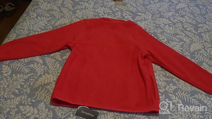 img 1 attached to Spring Gege Full Zip Fleece Jacket: Boys' Perfect Outdoor Clothing for Jackets & Coats review by Lucas Salgado