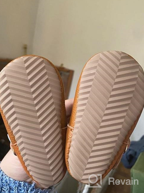 img 1 attached to 👧 Stylish Soft Sole Scalloped Girls' Flats: Toddler Janes Shoes for Comfort and Elegance review by Tanya Helmbrecht