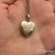картинка 1 прикреплена к отзыву Сердцеобразное медальонное ожерелье SoulMeet с подвеской под семьей Поддерживайте близость с близкими с помощью серебра/золотой индивидуальной бижутерии Sunflower Heart Shaped Locket Necklace от Franz Esquivel