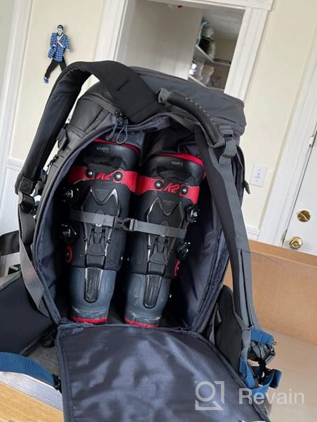 img 1 attached to Sklon Ski Boot Bag Backpack: The Versatile And Stylish Solution For Carrying Skiing And Snowboarding Gear review by Miguel Escobar
