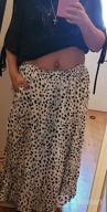 img 1 attached to Women'S Boho Floral Print High Waist A Line Maxi Skirt With Pockets review by John Ortiz