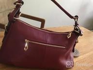 img 1 attached to Kattee Soft Leather Hobo Handbags For Women, Genuine Top Handle Vintage Shoulder Purses review by Lashawn Diaz