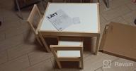 img 1 attached to 👧 IKEA Kids Table Set with 2 Chairs in White review by Mohd Taufik ᠌
