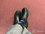 img 1 attached to Walking Breathable Leather Casual Outdoor Men's Shoes for Loafers & Slip-Ons review by Bryan Crayton