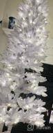 картинка 1 прикреплена к отзыву 7.5Ft Prelit Pencil Christmas Tree - Warm White & Multi-Color Lights, Foldable Metal Stand, Alpine Slim Holiday Decoration For Xmas Home/Office/Party от Andy Thorson