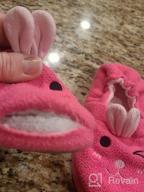 img 1 attached to Premium Soft Plush Slippers for Baby Girls 👶 - Cartoon Warm House Shoes for Winter by Csfry review by Kyle Robbins