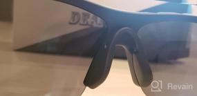 img 5 attached to Поляризованные спортивные солнцезащитные очки DEAFRAIN: максимальная защита глаз для активных мужчин и женщин