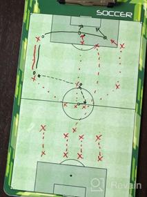 img 8 attached to GoSports Dry Erase Coaches Board With 2 Markers - Whiteboard For Training & Strategy Sessions