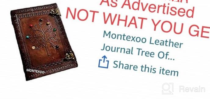 img 1 attached to Vintage Leather Journal With Lock - Tree Of Life Design For Men And Women, Ideal For Writing, Sketching, Travel, DND - Large 10 Inch Notebook With Antique Brown Finish By Montexoo review by Chris Wilson