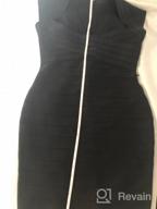 img 1 attached to Meilun Women'S Bandage Dress: Square Neck Bodycon Party Dress For A Stylish Look review by Beth Clark