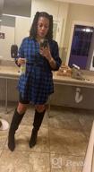 img 1 attached to Hotouch Women'S Flannel Plaid Shirts: Mid-Long Casual Boyfriend Style With Roll Up Long Sleeve Pockets! review by Duane Kaul