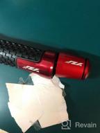 img 1 attached to 7/8" 22Mm Motorcycle Non Slip Rubber Handlebar Grips Compatible With YZF 600R R1 98-19, R3 15-19, R6 99-19, R125 08-19, R6S 06-09 And R25 14-19 (Gold) review by Stephen Vasquez