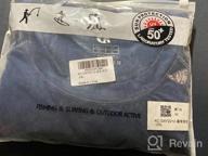 img 1 attached to Stay Protected In Style With Men'S UPF 50+ Short Sleeve Swim Shirts review by Jamel Ochoa