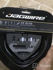 img 4 attached to Upgrade Your Bike Shifting With Jagwire Universal 2X Elite Sealed DIY Shift Cable Kit: SRAM And Shimano Compatible With Ultra Slick Cables And 3 Color Choices