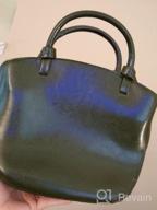 img 1 attached to Retro Small Tote Shoulder Bag For Women - Genuine Leather Handbag By Covelin review by Kaveen Restoration